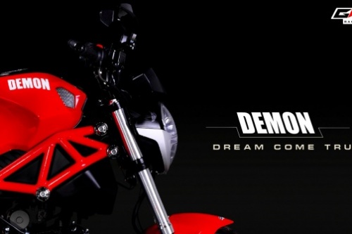 GPX Demon เนกเกตไบคไซสเลก พรอมดไซนแบบ Ducati รถแตง