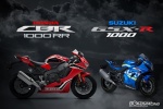 Honda CBR1000RR vs. Suzuki GSX-R1000 ศึกชิงความเร้าใจของ Sport Bike เลือดใหม่ พิกัด 1000 ซีซี.