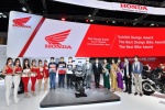 Honda คว้า 3 รางวัลดีไซน์โดดเด่นล้ำสมัย ตอกย้ำความเป็นผู้นำวงการรถจักรยานยนต์ไทย ในงานมอเตอร์โชว์ 20